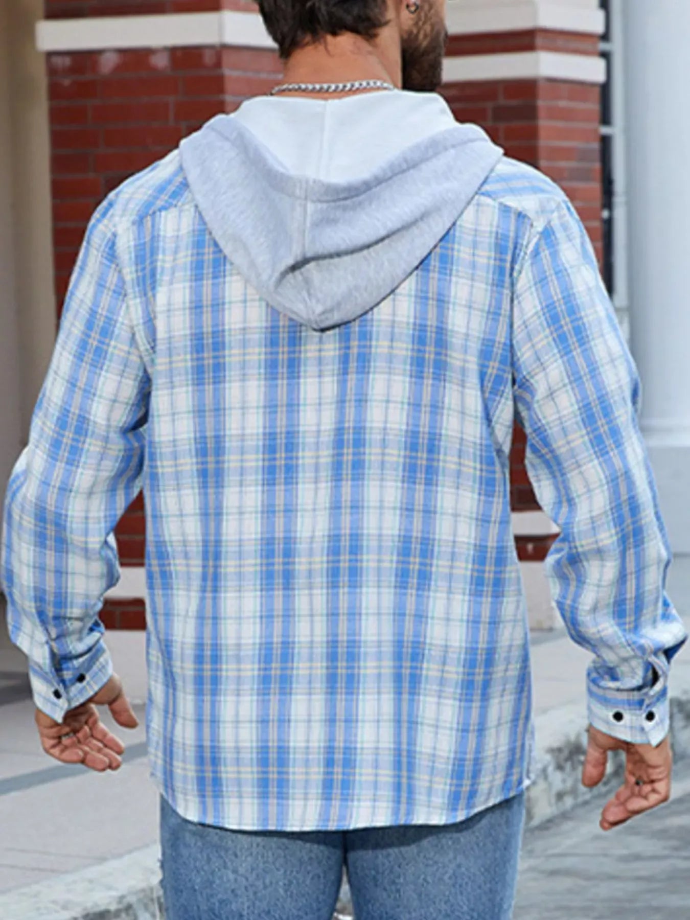 Men's Casual Plaid Long Sleeve Shirt The Nichole Collection