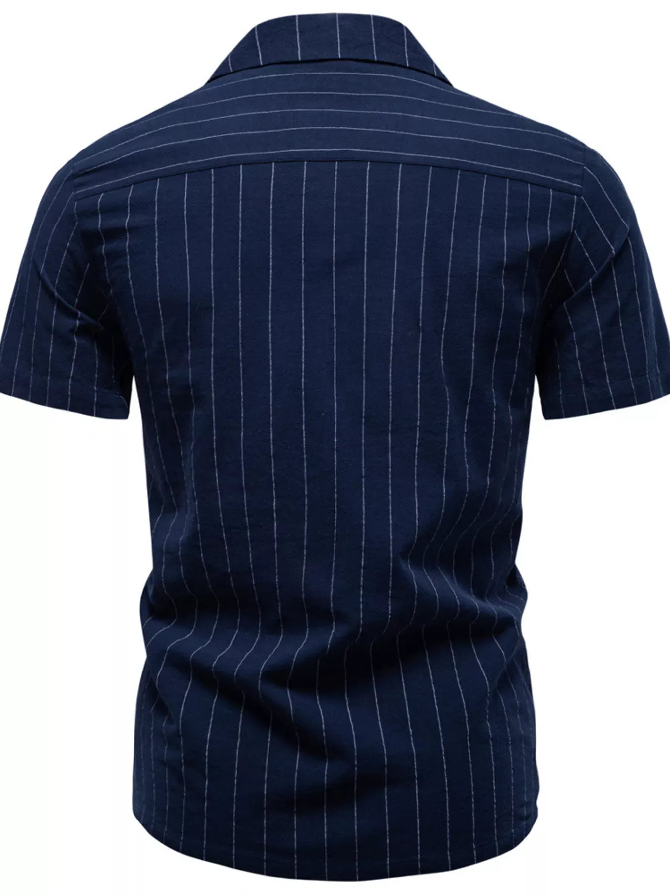 Men's Classic Striped Short-Sleeve Shirt | The Nichole Collection