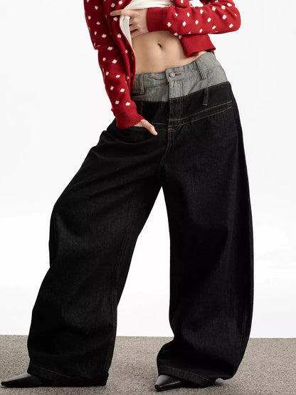 Men's Double Waist Wide Leg Jeans The Nichole Collection