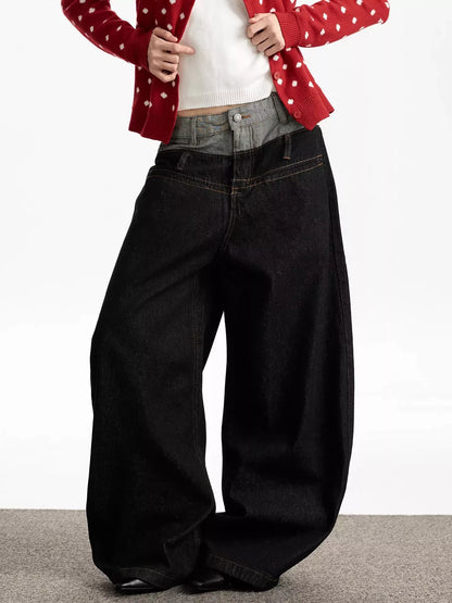 Men's Double Waist Wide Leg Jeans The Nichole Collection