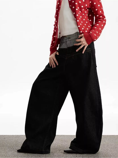 Men's Double Waist Wide Leg Jeans The Nichole Collection