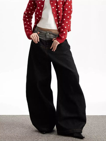 Men's Double Waist Wide Leg Jeans The Nichole Collection