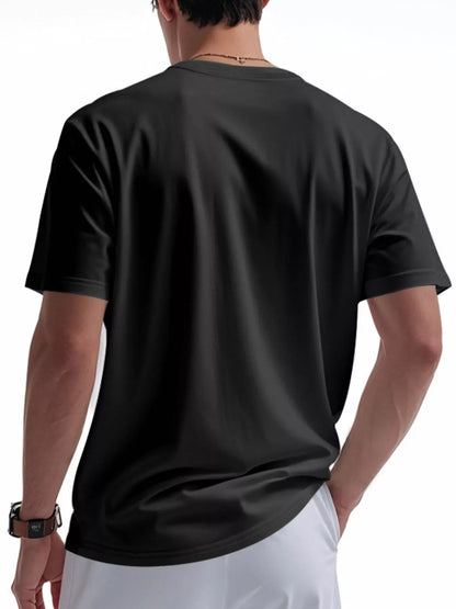 Men's Casual Button Detail Short Sleeve T-Shirt | The Nichole Collection