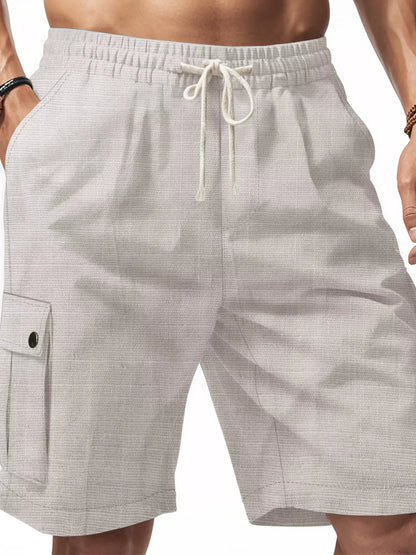 Men's Casual Drawstring Cargo Shorts | The Nichole Collection