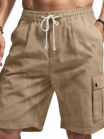 Men's Casual Drawstring Cargo Shorts | The Nichole Collection