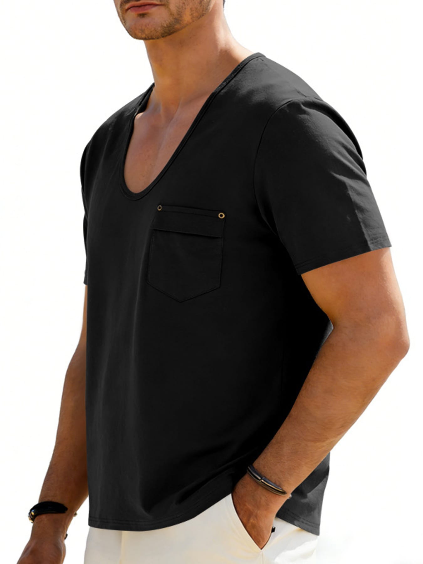 Men's Short Sleeve Pocket T-Shirt | The Nichole Collection
