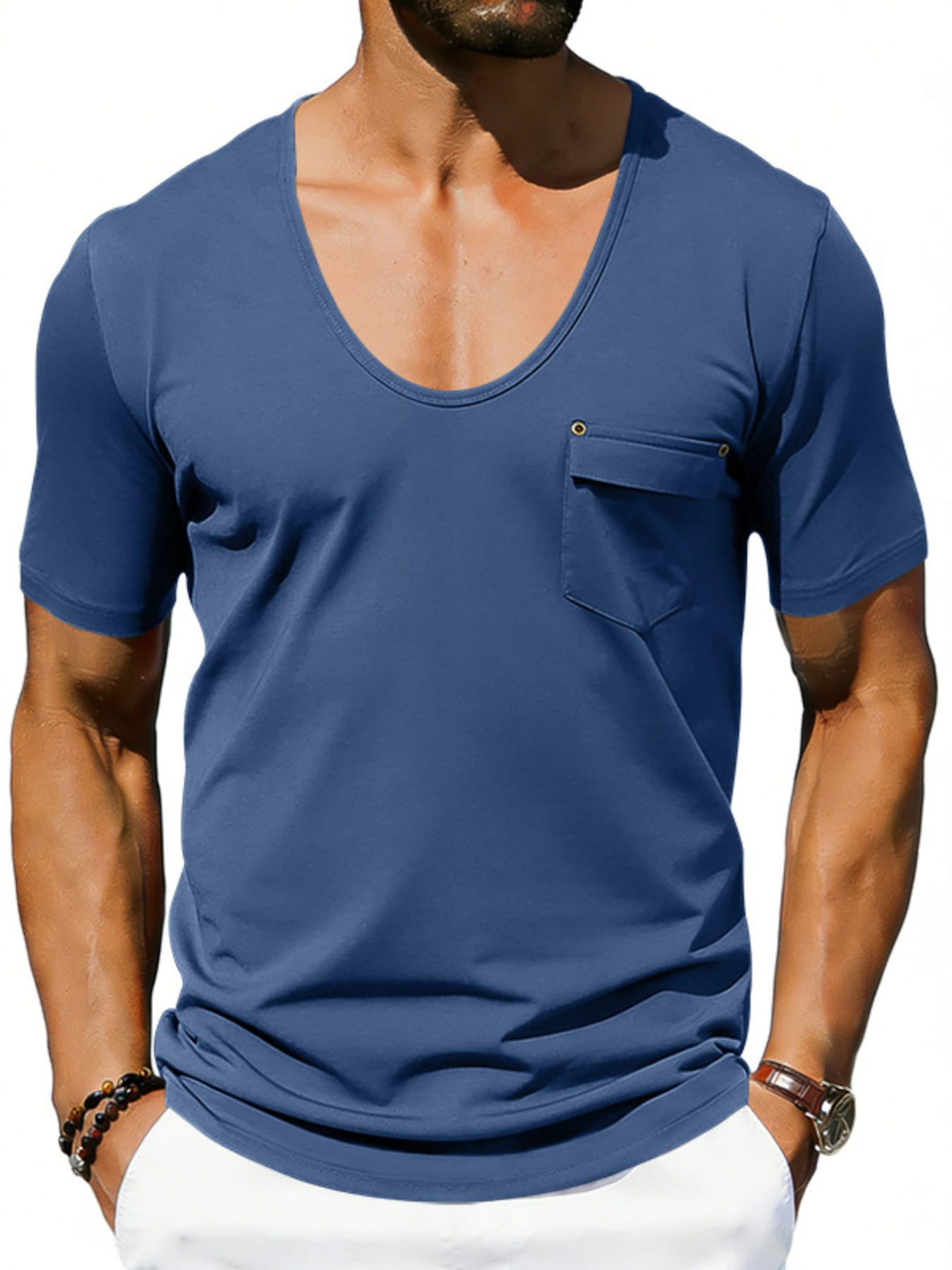 Men's Short Sleeve Pocket T-Shirt | The Nichole Collection