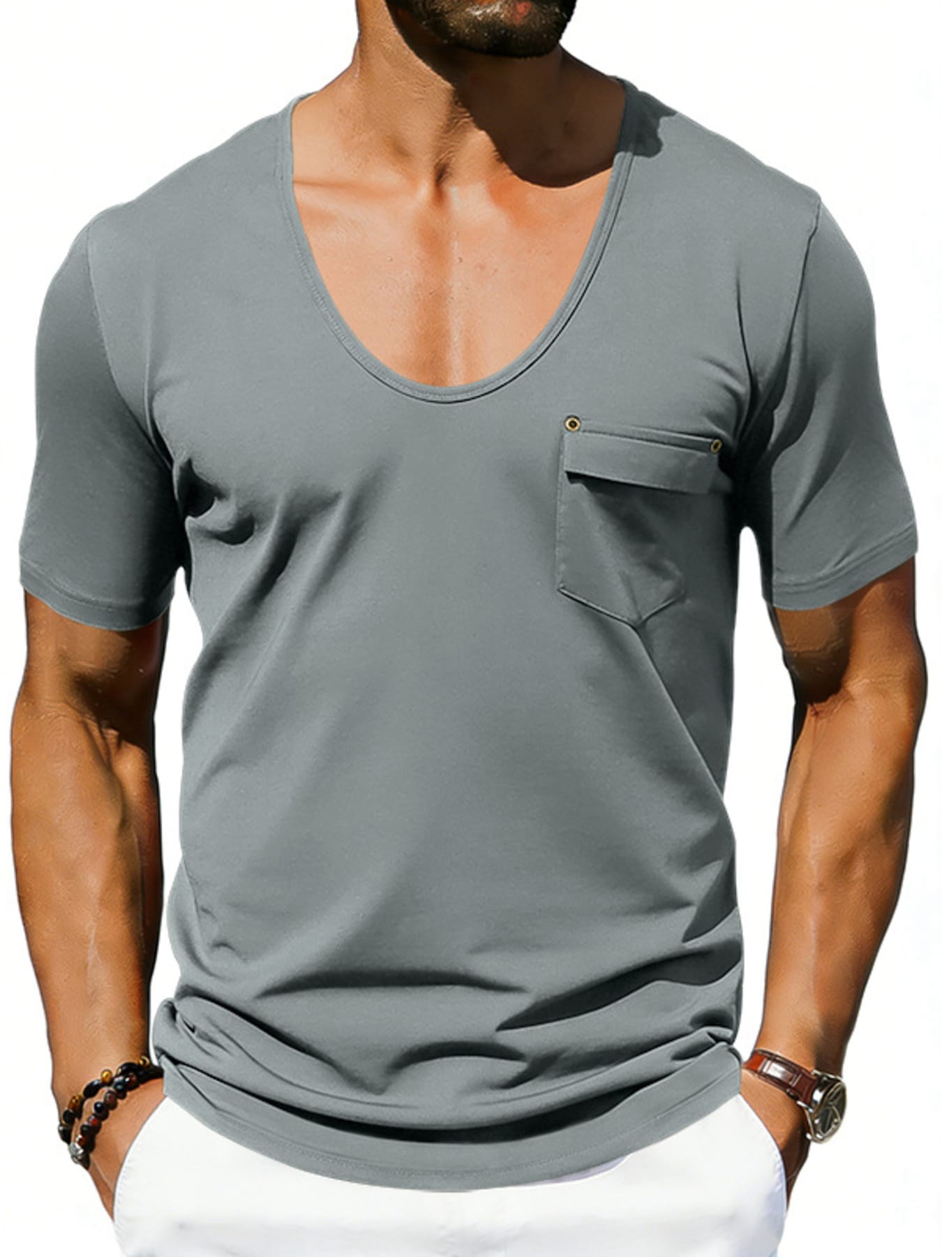 Men's Short Sleeve Pocket T-Shirt | The Nichole Collection