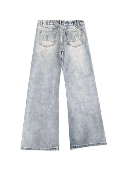 Men's Washed Flare Jeans | The Nichole Collection