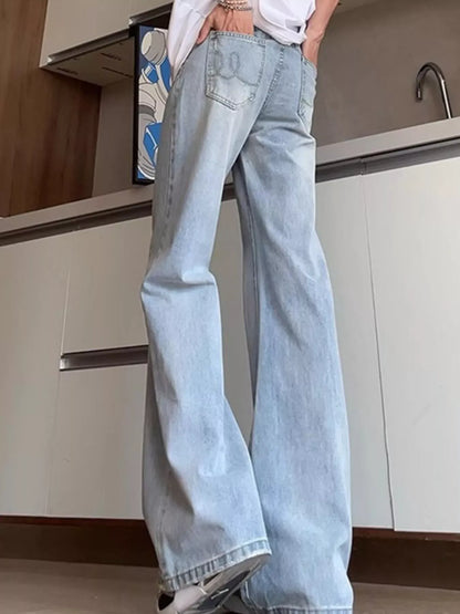 Men's Washed Flare Jeans | The Nichole Collection
