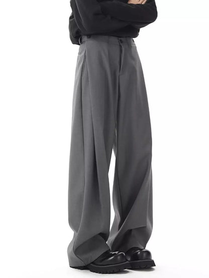 Men's Wide Leg Flowy Dress Pants | The Nichole Collection