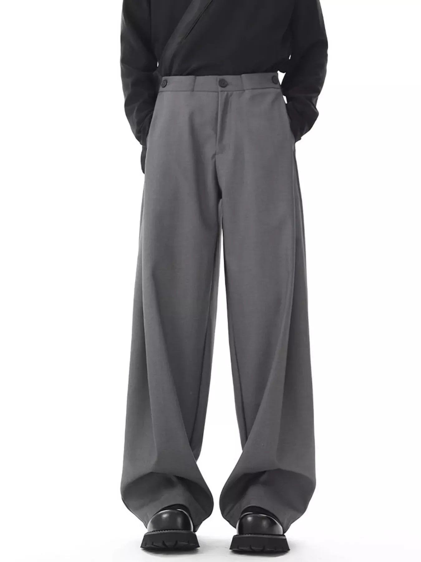 Men's Wide Leg Flowy Dress Pants | The Nichole Collection