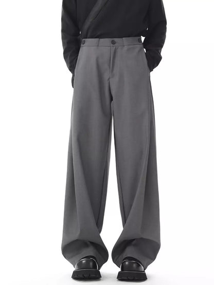 Men's Wide Leg Flowy Dress Pants | The Nichole Collection