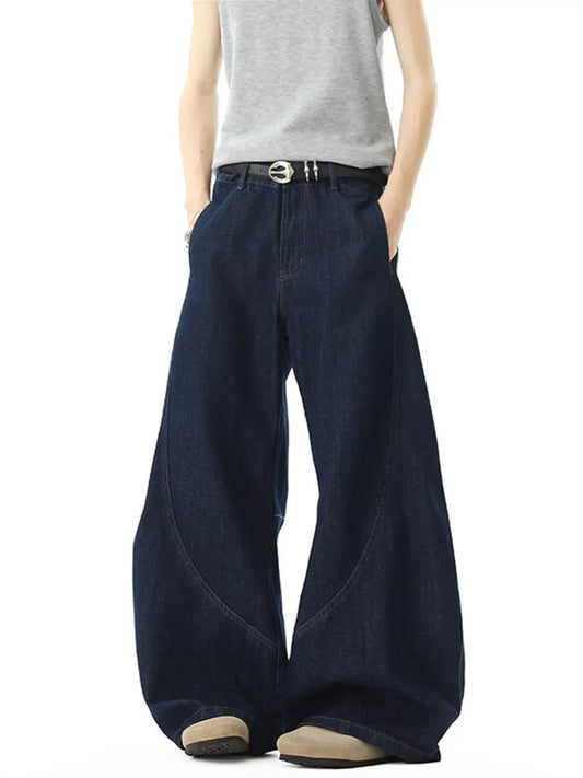 Men's Full Size Wide Leg Jeans Plus Size The Nichole Collection