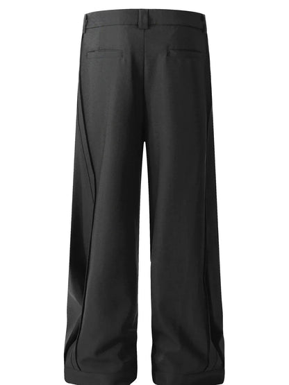 Men’s High-Waist Loose-Fit Dress Pants – Boardroom to Night Out Dress Pants The Nichole Collection