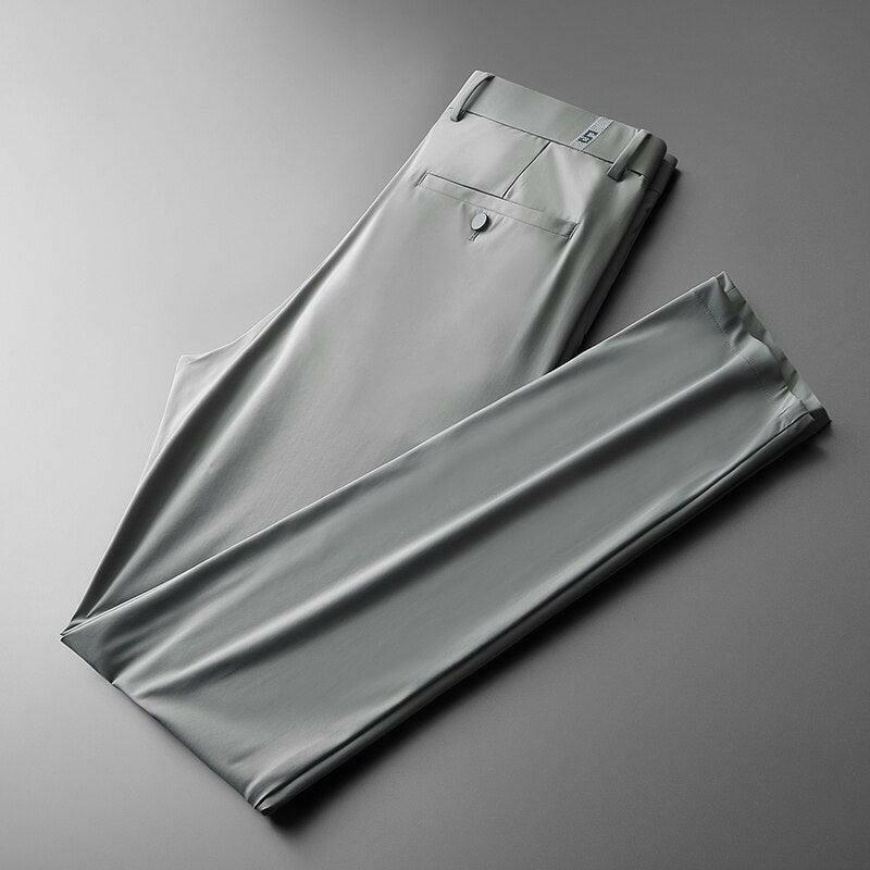 Men’s Lightweight Pant Style Full Length Nylon Spandex Type Men's Pants Jonathan M Collection