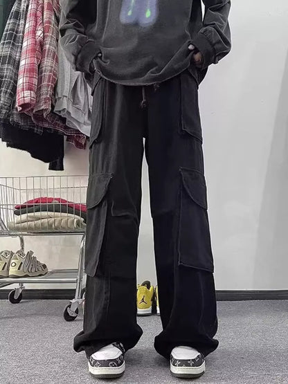 Men's Loose Fit Multi-Pocket Cargo Pants | The Nichole Collection