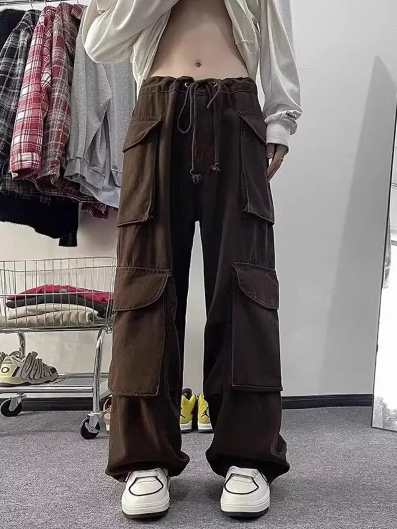 Men's Loose Fit Multi-Pocket Cargo Pants | The Nichole Collection