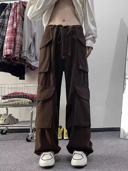 Men's Loose Fit Multi-Pocket Cargo Pants | The Nichole Collection