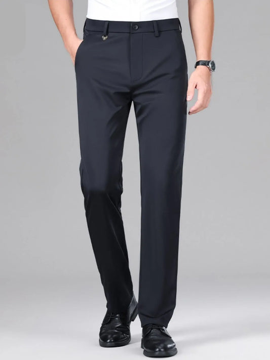 Men's Loose Fit Pants Navy Blue / 29 Trendsi
