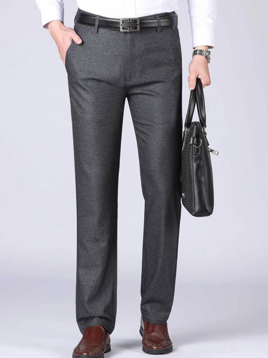 Men's Loose Fit Pants Dark Grey / 29 Trendsi