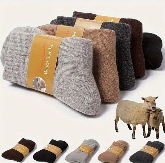 Men's Merino Wool Crew Socks - Perfect for Cold Days Socks Jonathan M Collection