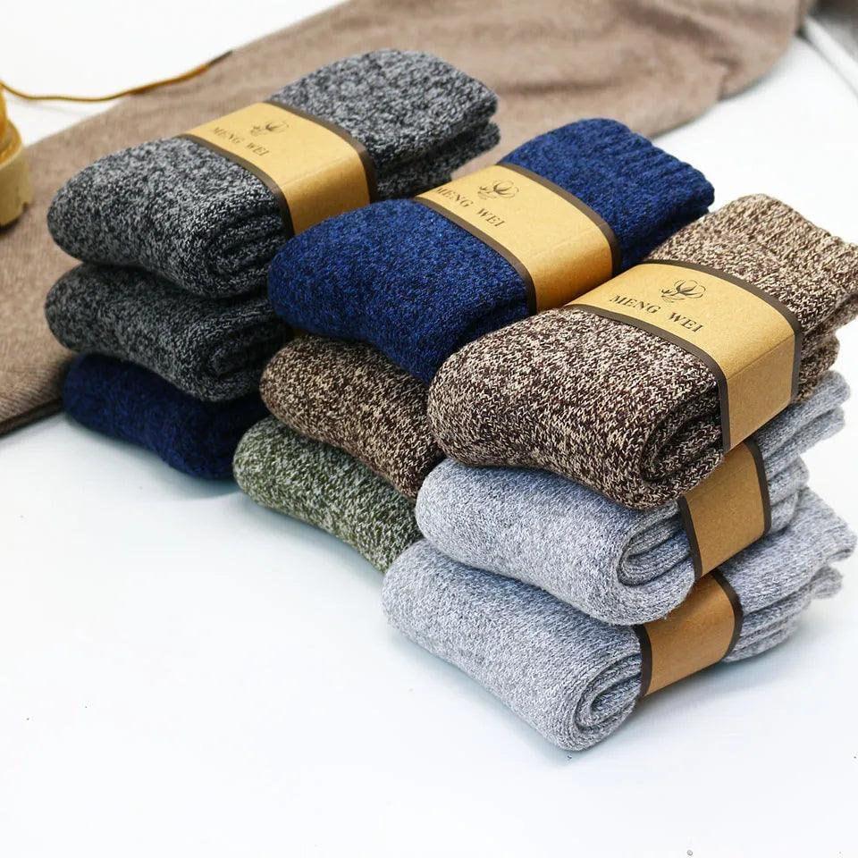 Men’s Merino Wool Socks - 3 Pack 3 pairs of random / EUR SIZE 39-46 Jonathan M Collection