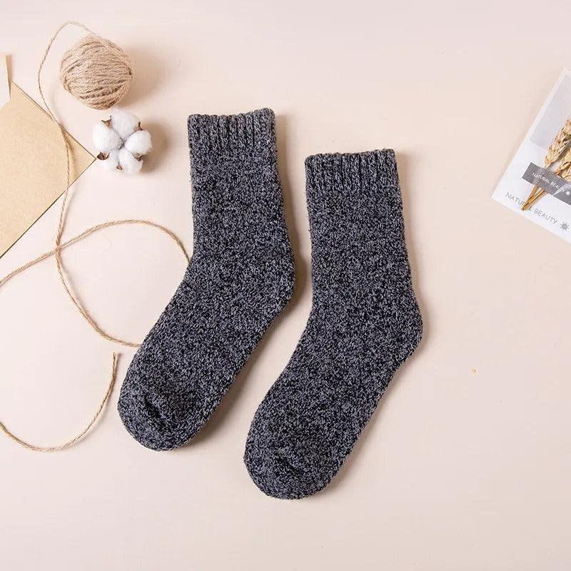 Men’s Merino Wool Socks - 3 Pack Black / EUR SIZE 39-46 Jonathan M Collection