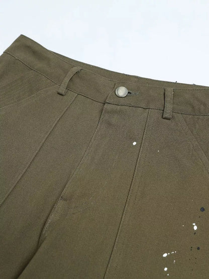 Men's Paint Splatter Cargo Pants | The Nichole Collection