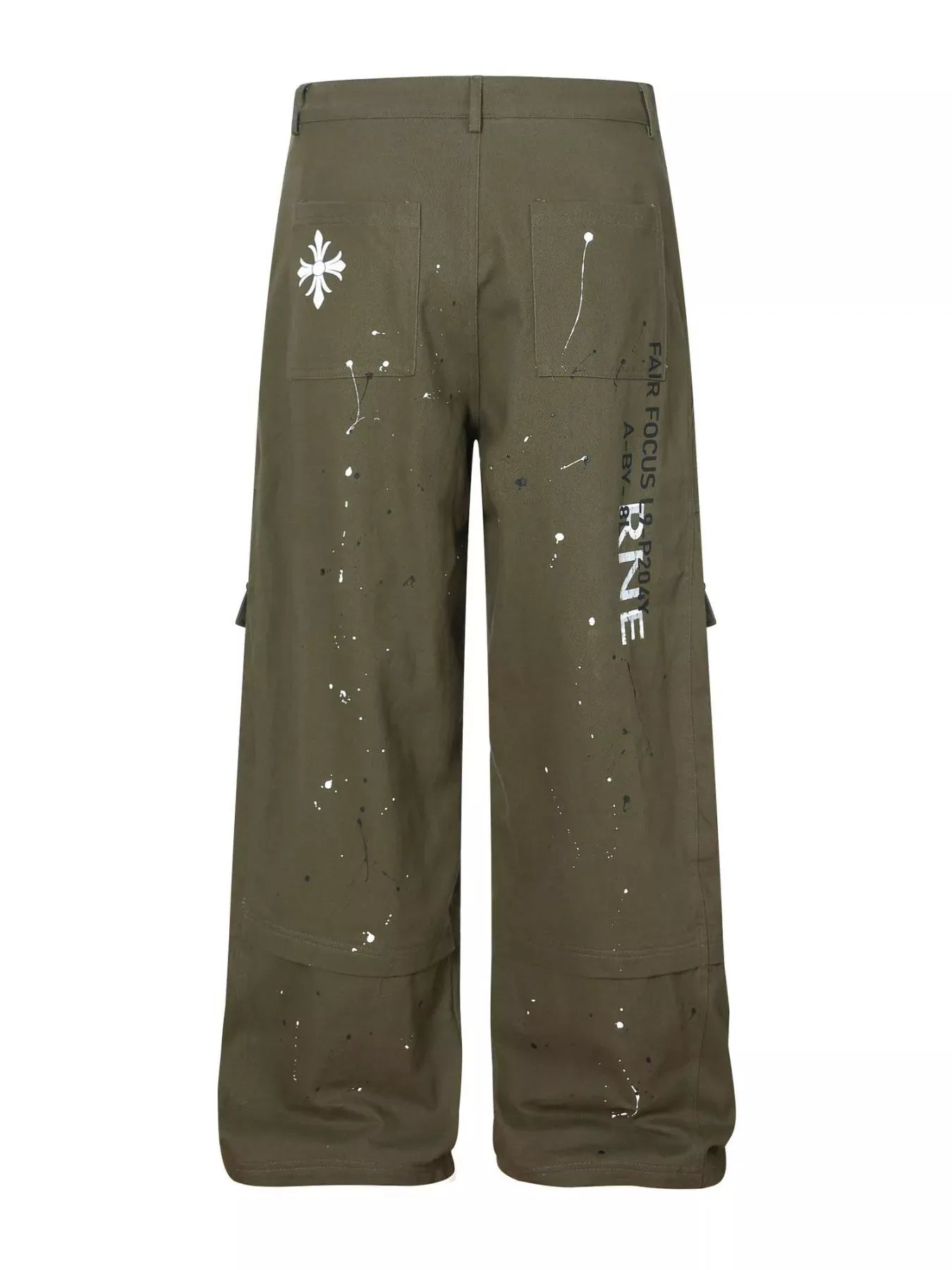 Men's Paint Splatter Cargo Pants | The Nichole Collection