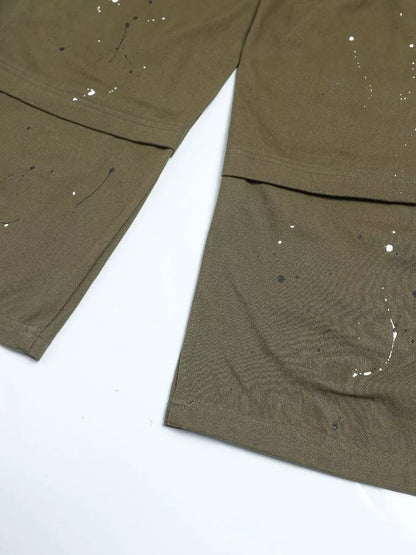 Men's Paint Splatter Cargo Pants | The Nichole Collection