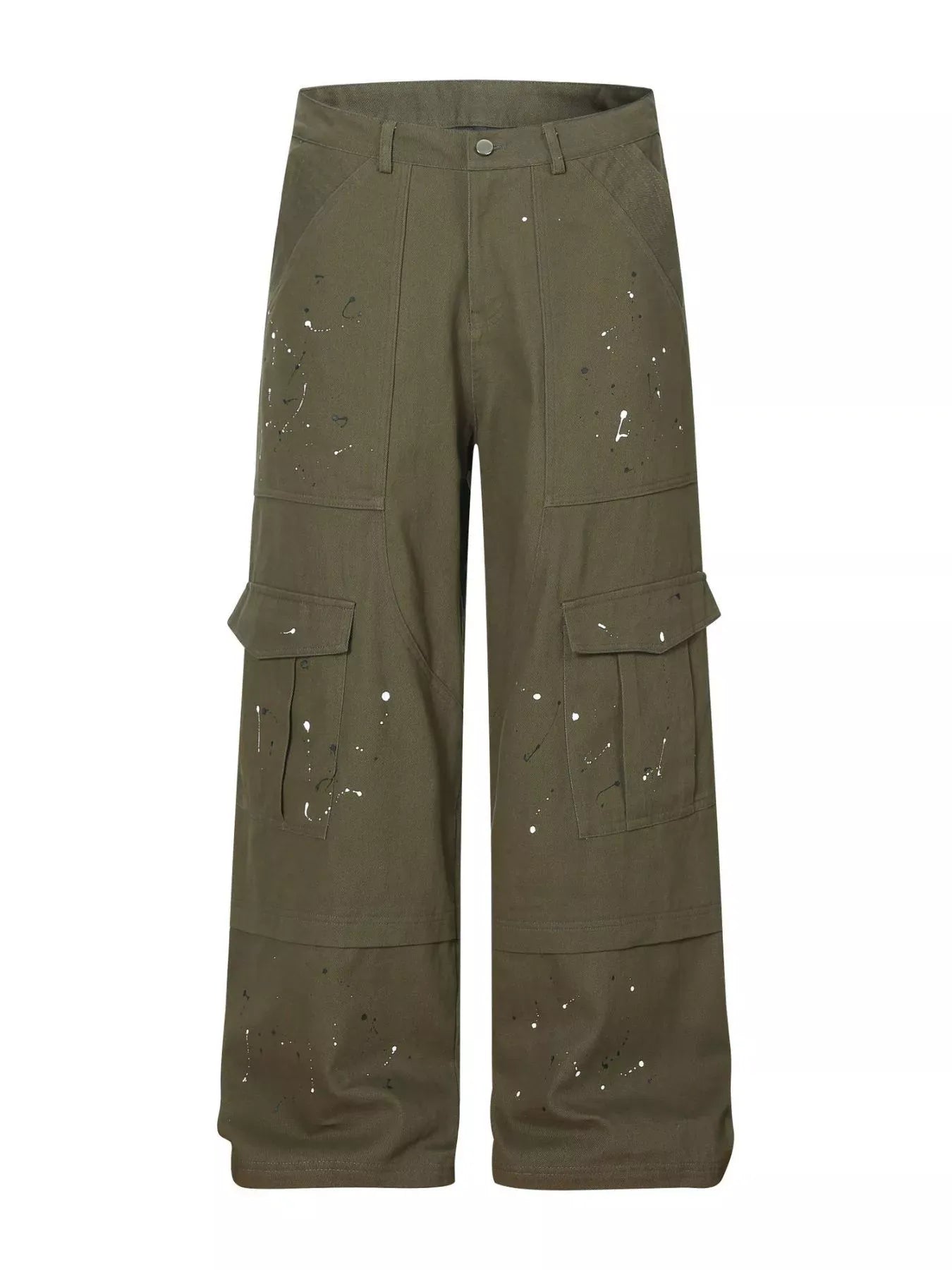 Men's Paint Splatter Cargo Pants | The Nichole Collection