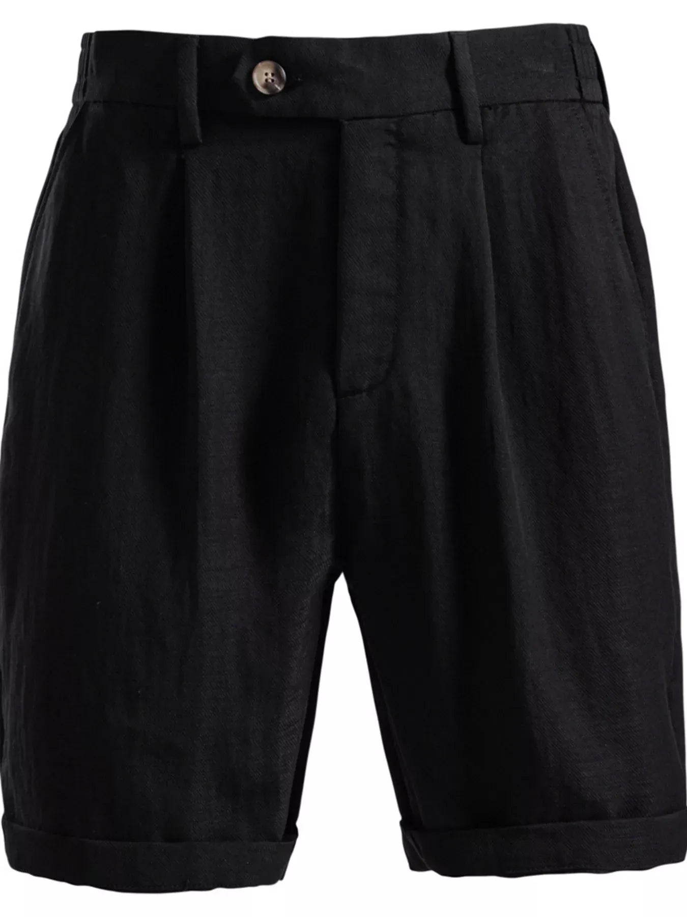 Men's Pleated Shorts with Pockets | The Nichole Collection