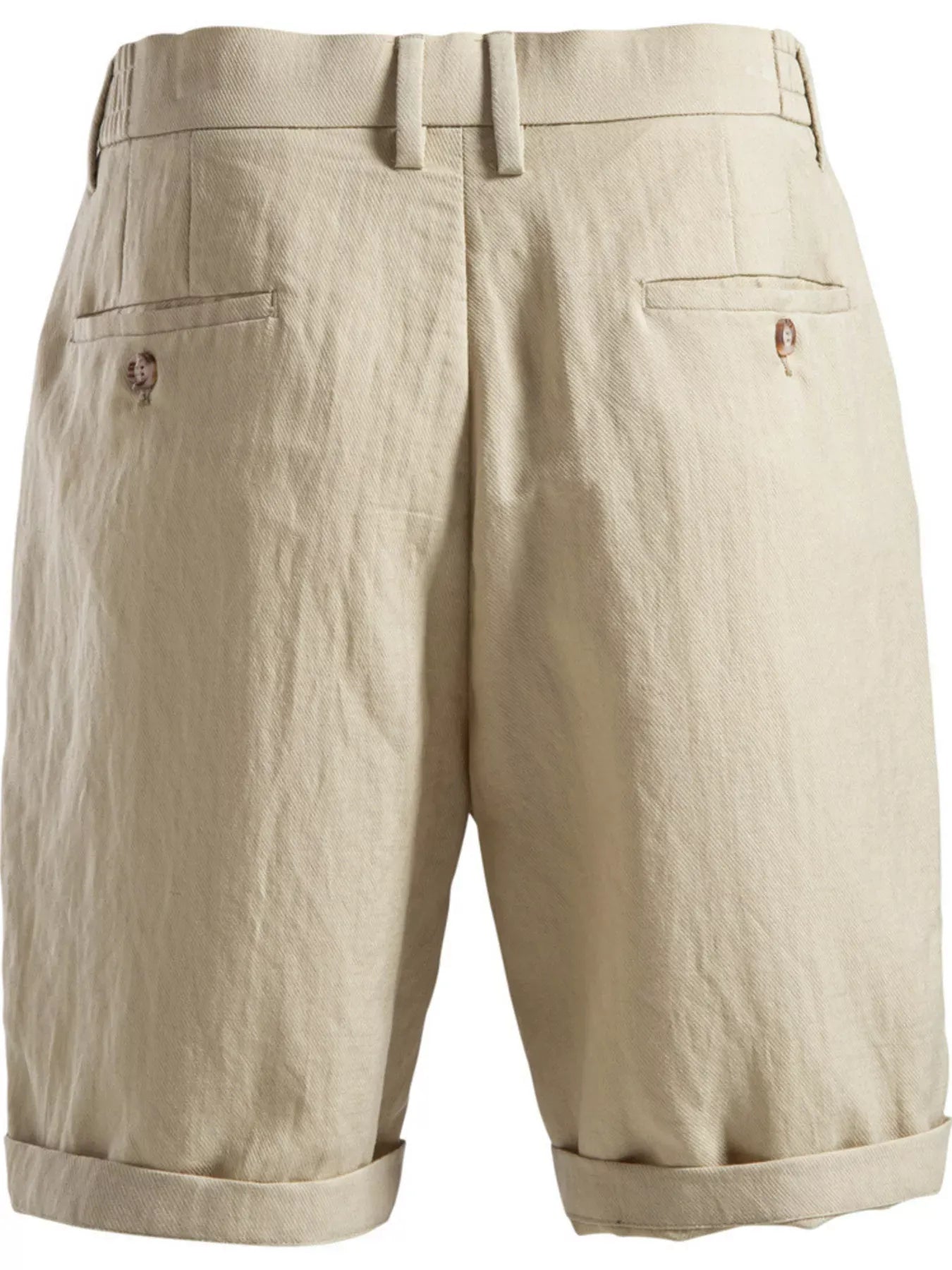 Men's Pleated Shorts with Pockets | The Nichole Collection