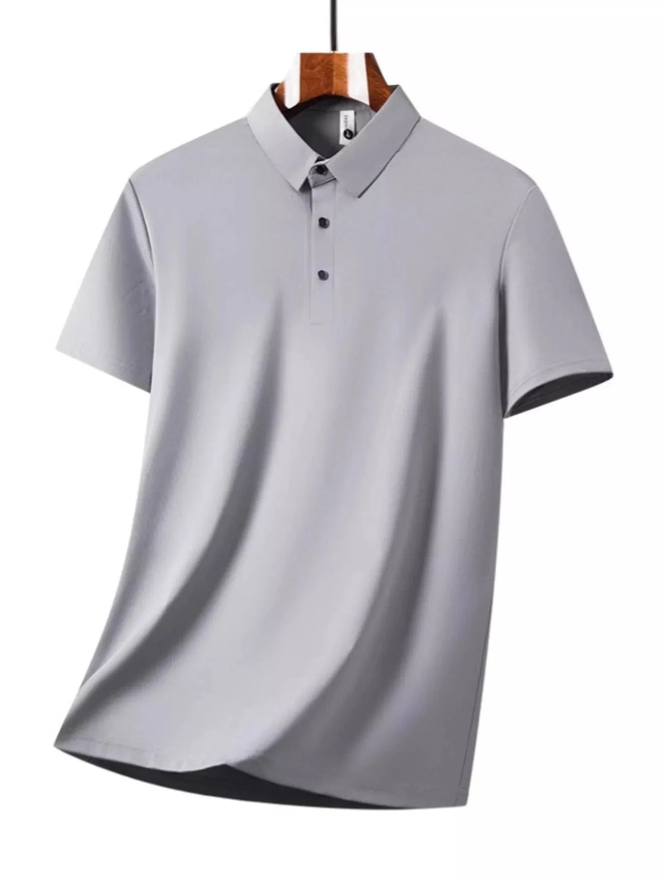 Men's Plus Size Button Detail Short Sleeve Top and Pants Set The Nichole Collection