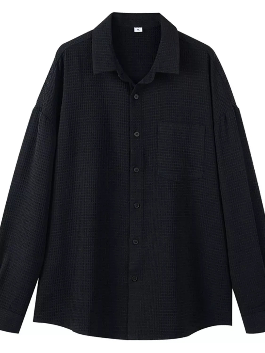 Men's Plus Size Button Up Casual Shirt Trendsi