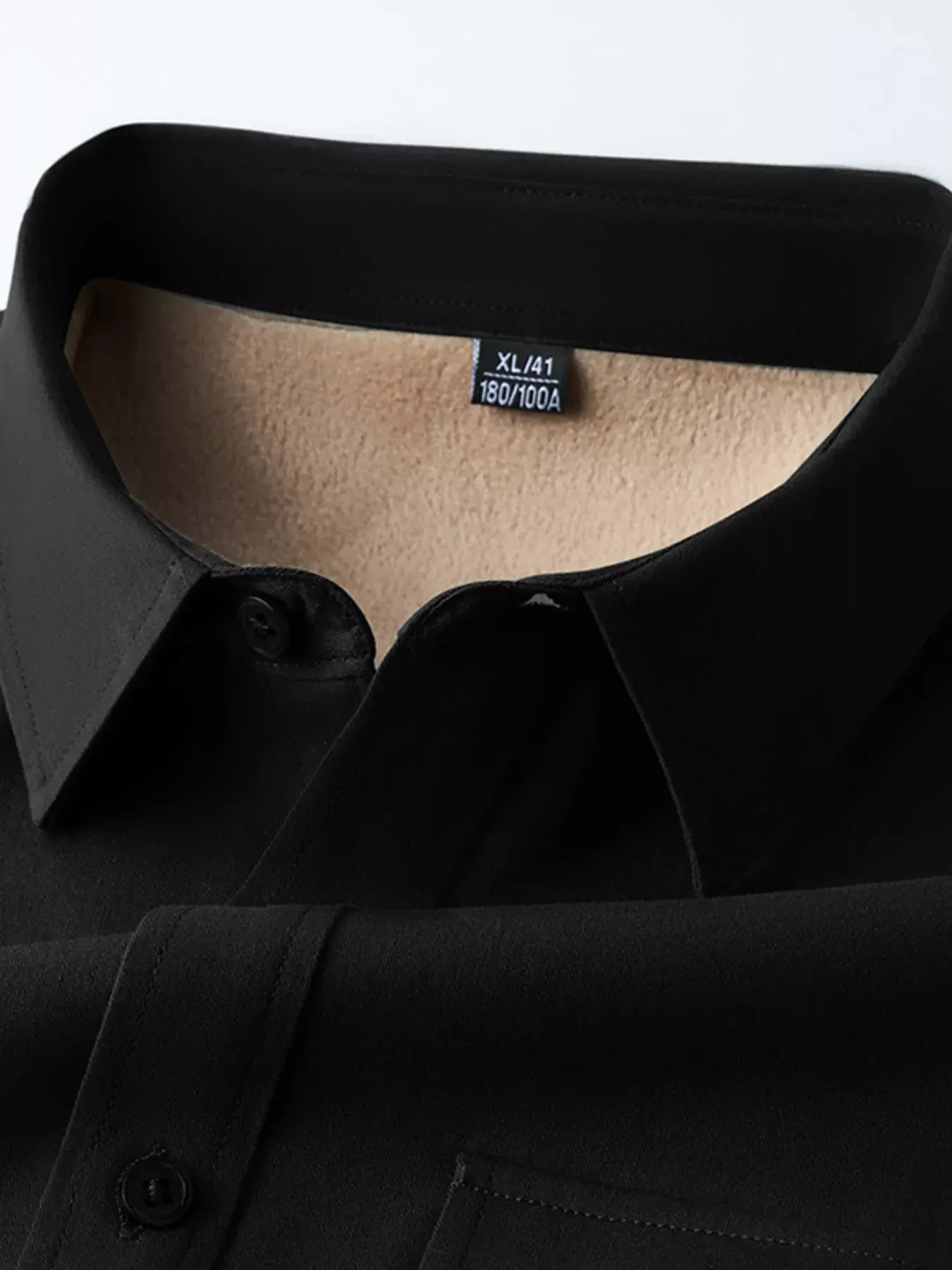 Men's Plus Size Button Up Long Sleeve Shirt Trendsi