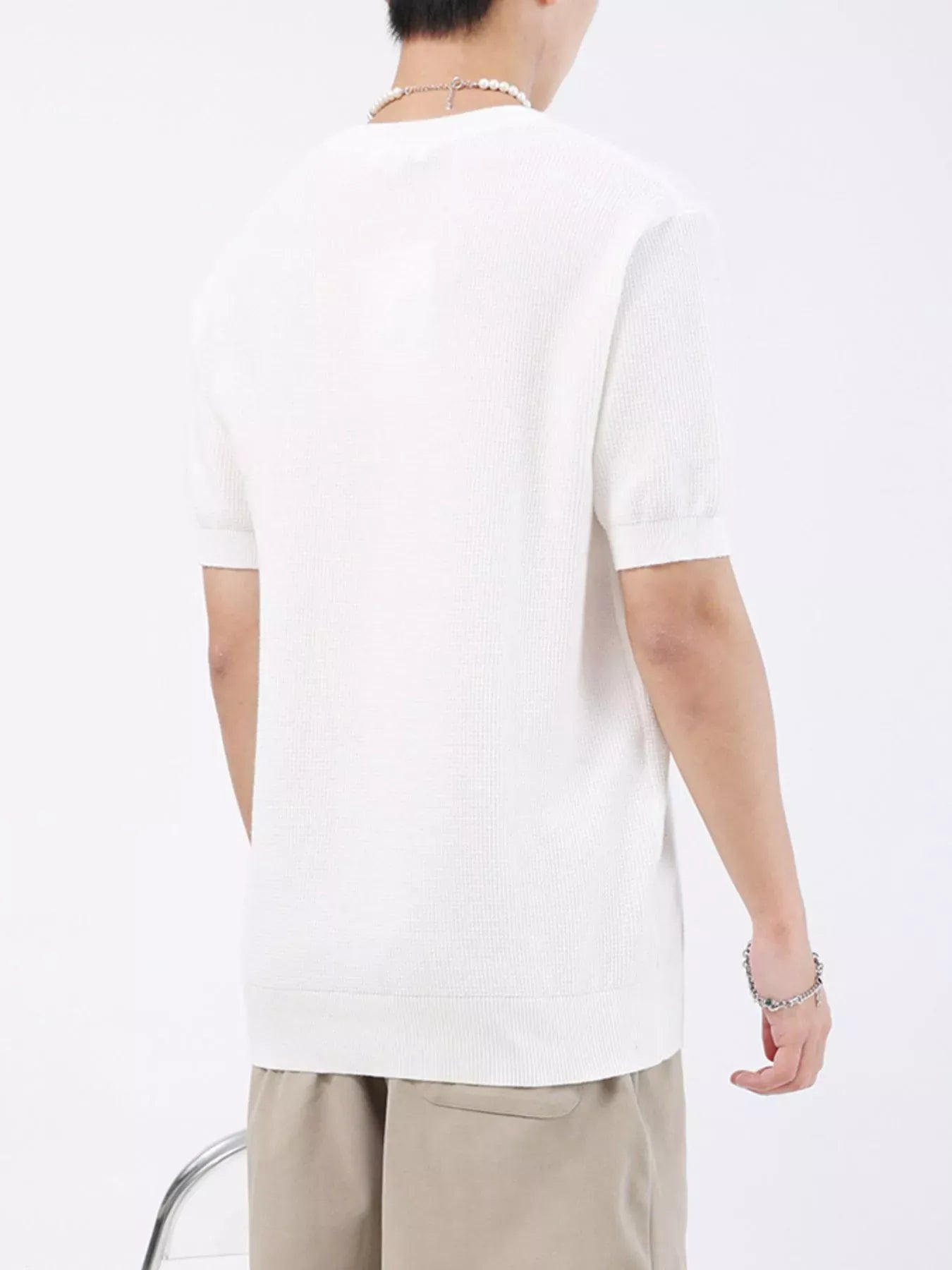 Men's Casual Knit Henley T-Shirt | The Nichole Collection