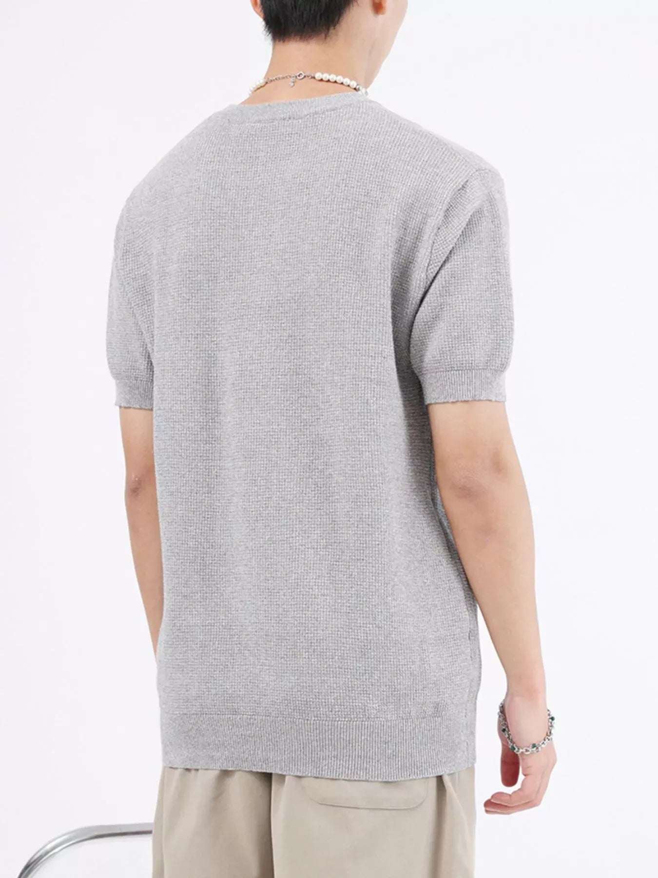 Men's Casual Knit Henley T-Shirt | The Nichole Collection