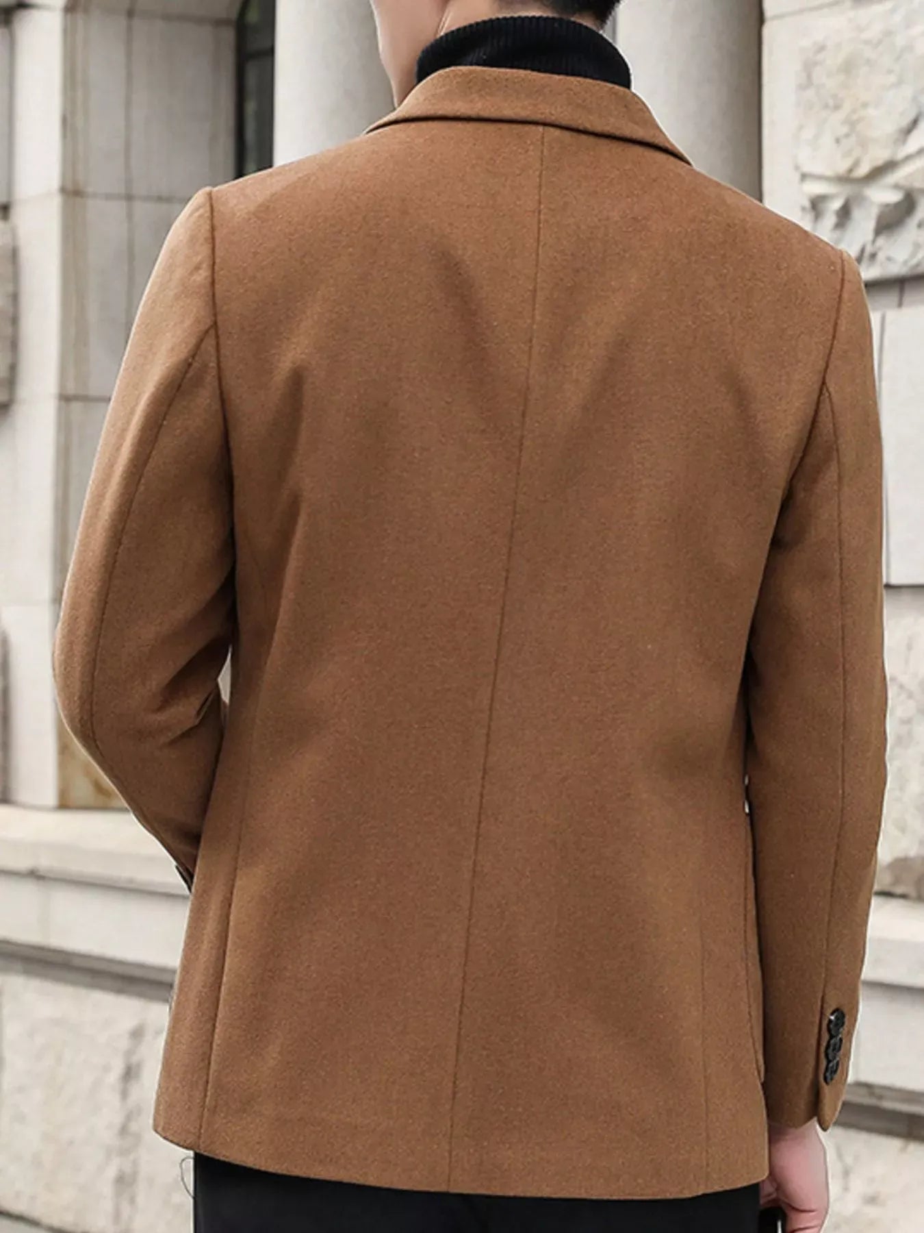 Men's Lapel Collar Long Sleeve Blazer | The Nichole Collection