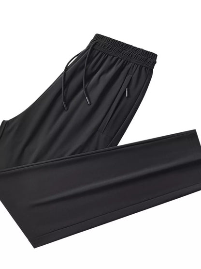 Men's Plus Size Men's Lightweight Quick Dry Pants Black / XL The Nichole Collection