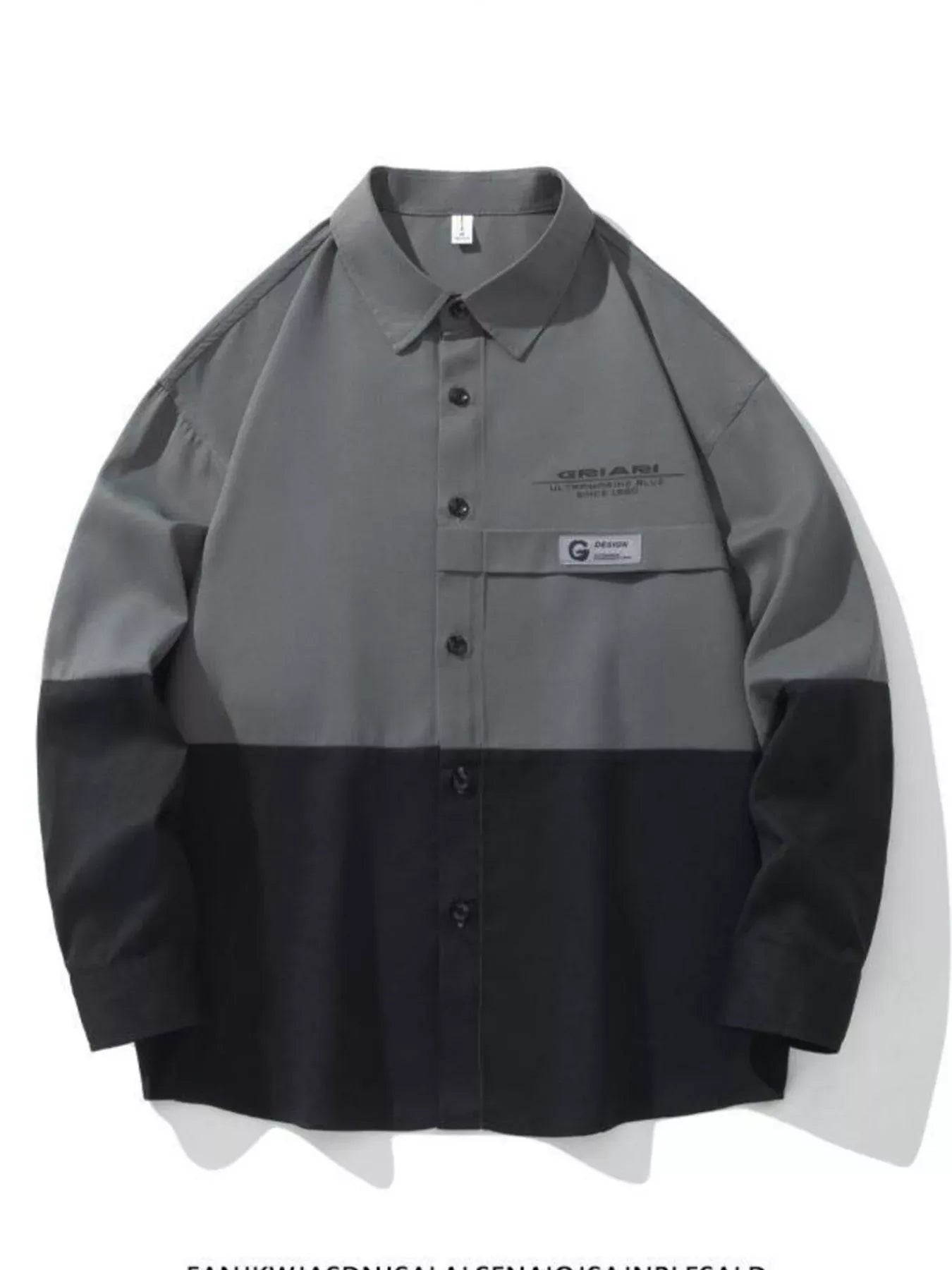Men's Two-Tone Casual Button-Down Shirt | The Nichole Collection