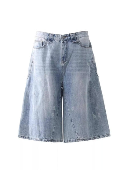 Men's Wide Leg Capri Jeans | The Nichole Collection