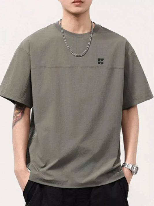 Men's Round Neck Short Sleeve T-Shirt Men's Shirts Green / M The Nichole Collection