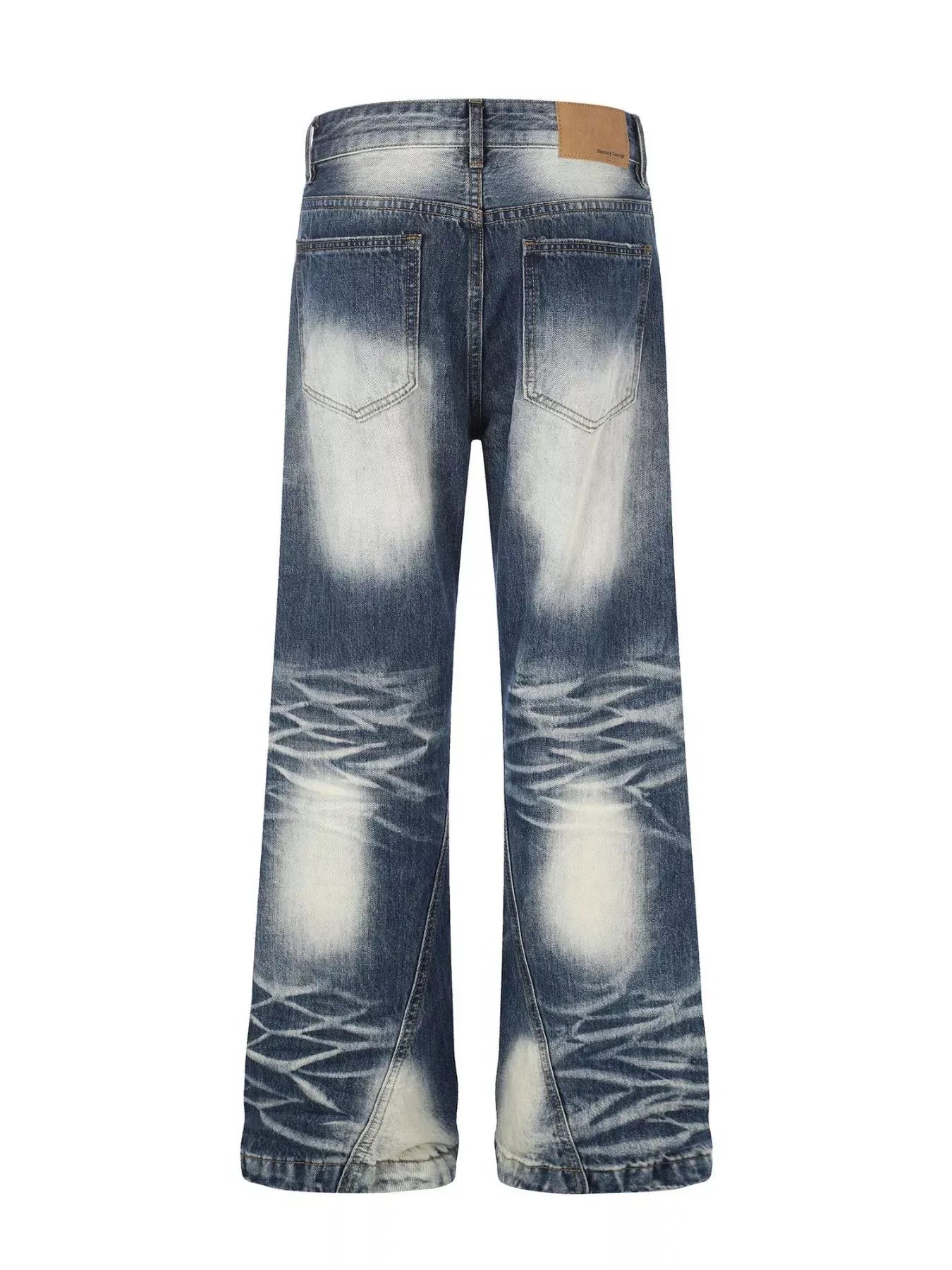 Men's Studded Washed Bootcut Jeans | The Nichole Collection