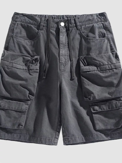 Men's Vintage Washed Multi-Pocket Cargo Shorts | The Nichole Collection