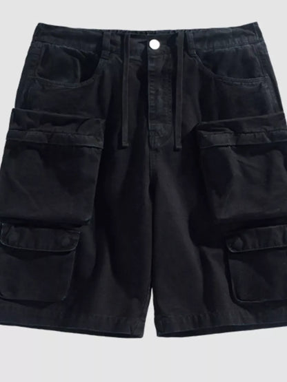 Men's Vintage Washed Multi-Pocket Cargo Shorts | The Nichole Collection