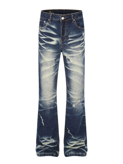 Men's Washed Flare Jeans | The Nichole Collection