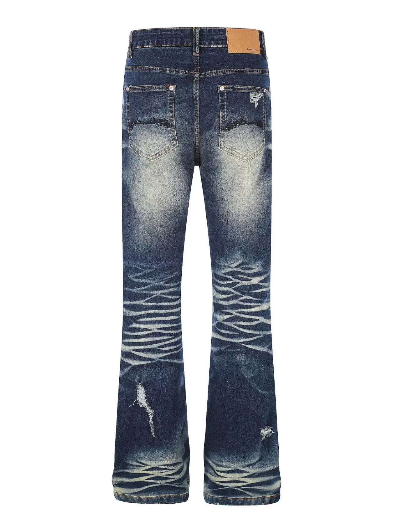 Men's Washed Flare Jeans | The Nichole Collection