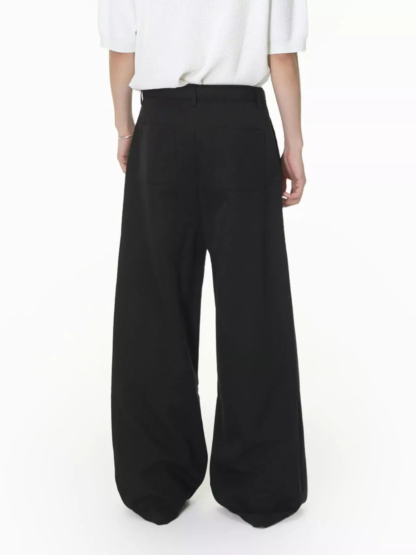 Men's Wide Leg Pleated Pants | The Nichole Collection